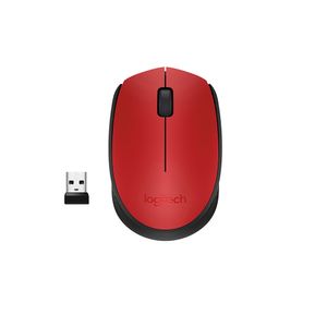 Mouse Inalambrico M170 Negro/Rojo 910-004941