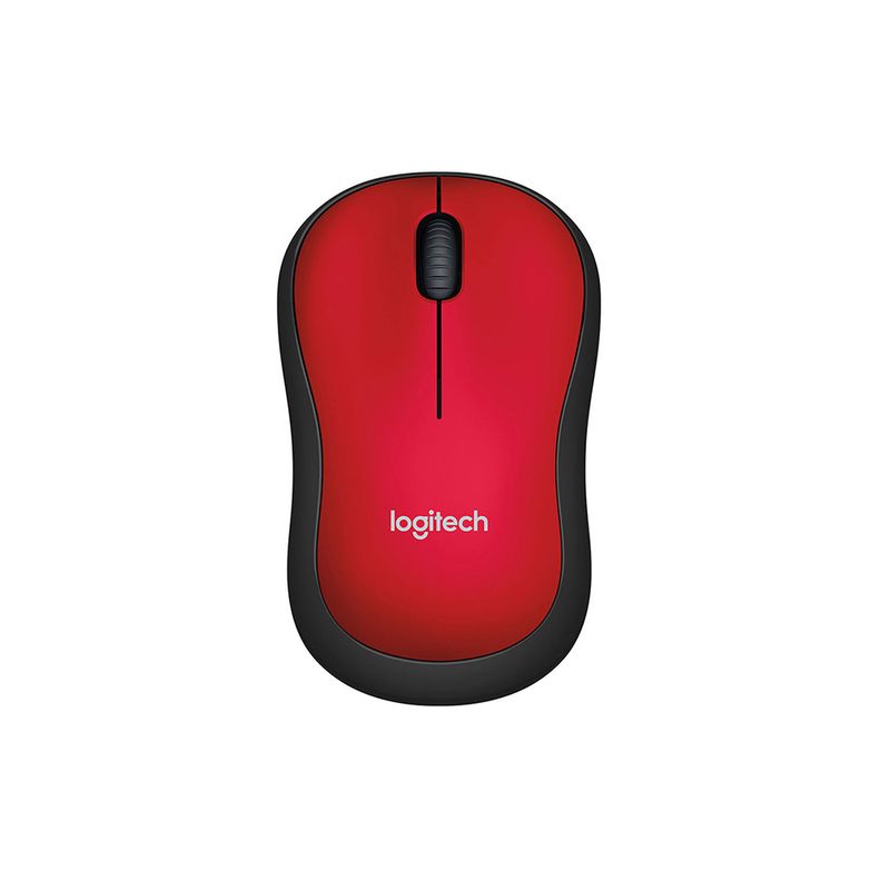 44109 - MOUSE INALAMBRICO M185 NEGRO/ROJO