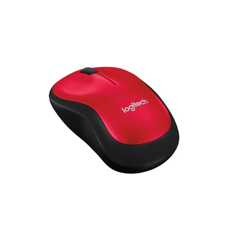 44159 - MOUSE INALAMBRICO M185 NEGRO/ROJO