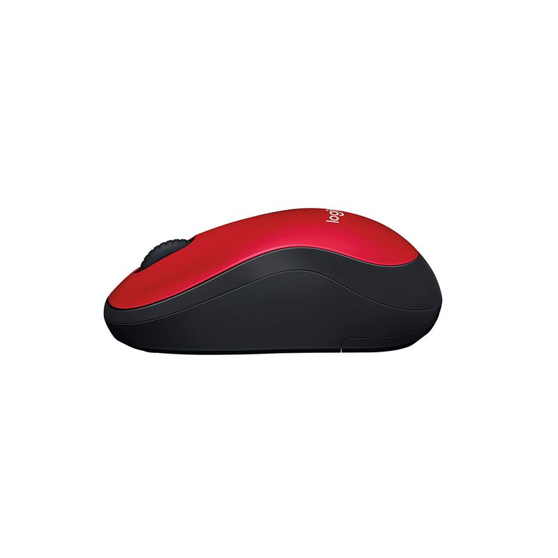 44160 - MOUSE INALAMBRICO M185 NEGRO/ROJO