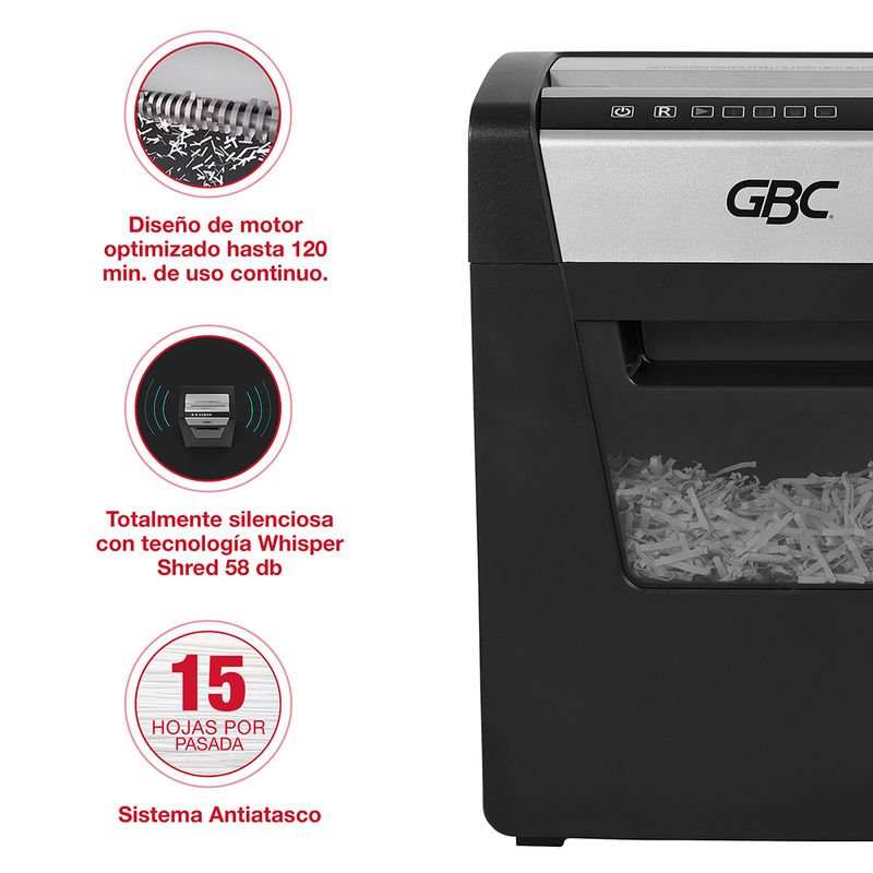 46079 - DESTRUCTORA CORTE CRUZADO MOMENTUM SX15-06 15 HJS