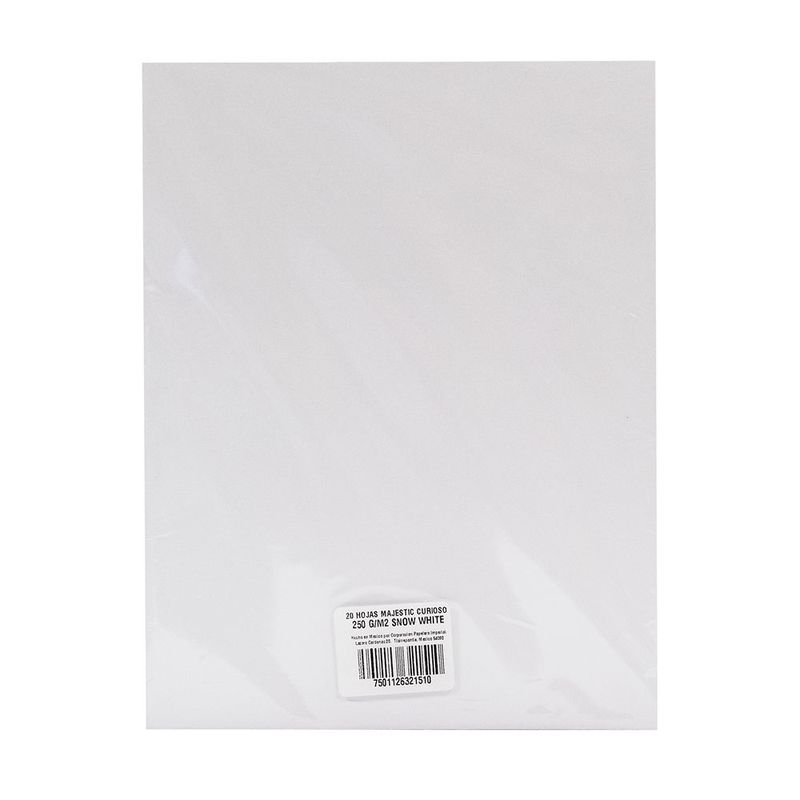 47783 - CARTULINA FINA CARTA BLANCO C/20HJS 250GRS