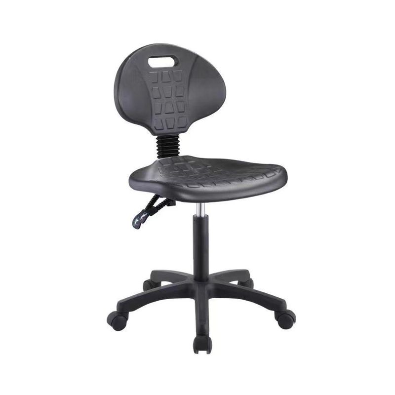 44954 - SILLA INDUSTRIAL SIN BRAZOS C/ARILLO ACERO INOXIDABLE CON RUEDAS