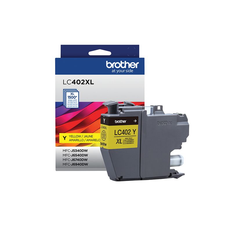 45147 - CARTUCHO DE TINTA SUPER ALTO RENDIMIENTO BROTHER LC402XLY AMARILLO