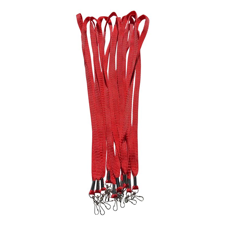 46455 - CORDON PLANO PARA GAFETE ROJO PQT CON 10PZAS