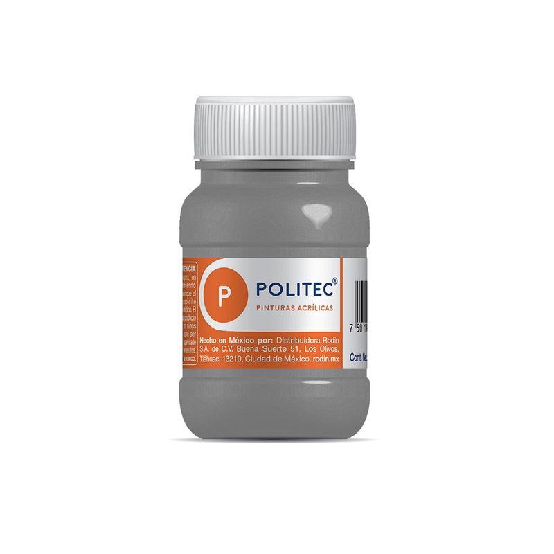 45943 - PINTURA ACRILICA POLITEC PLATA METALICO