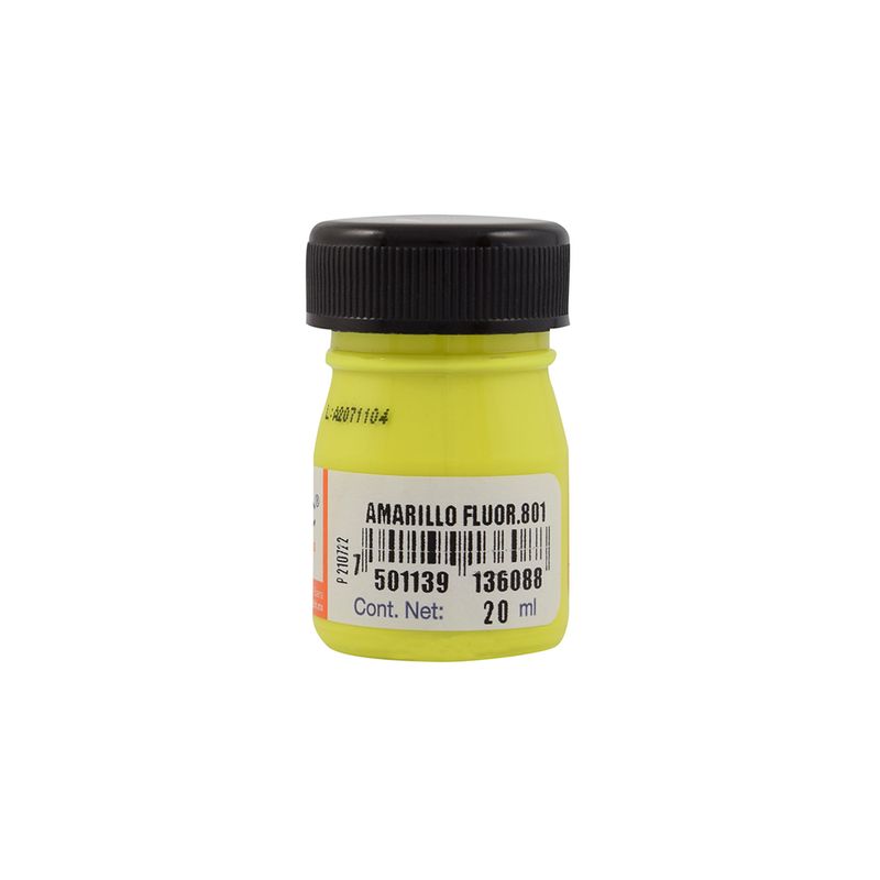 46663 - PINTURA ACRILICA FLUOR POLITEC 20ML AMARILLO