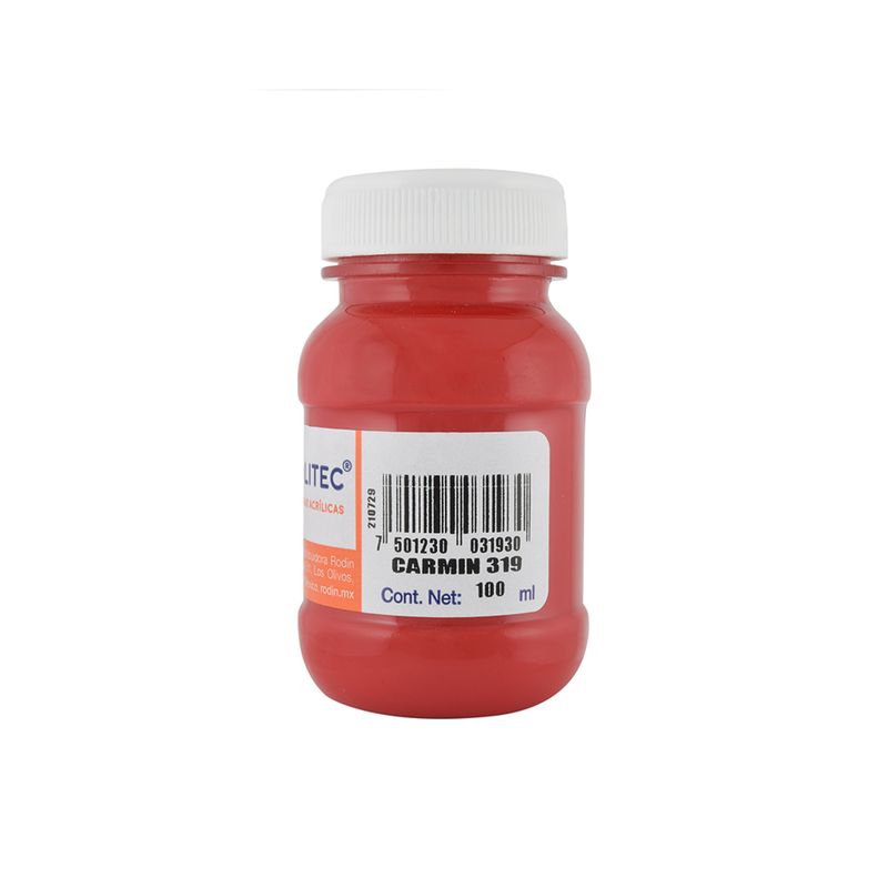 46686 - PINTURA ACRILICA POLITEC 100ML CARMIN