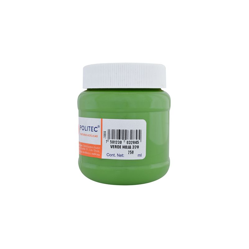 46689 - PINTURA ACRILICA POLITEC 250ML VERDE HOJA