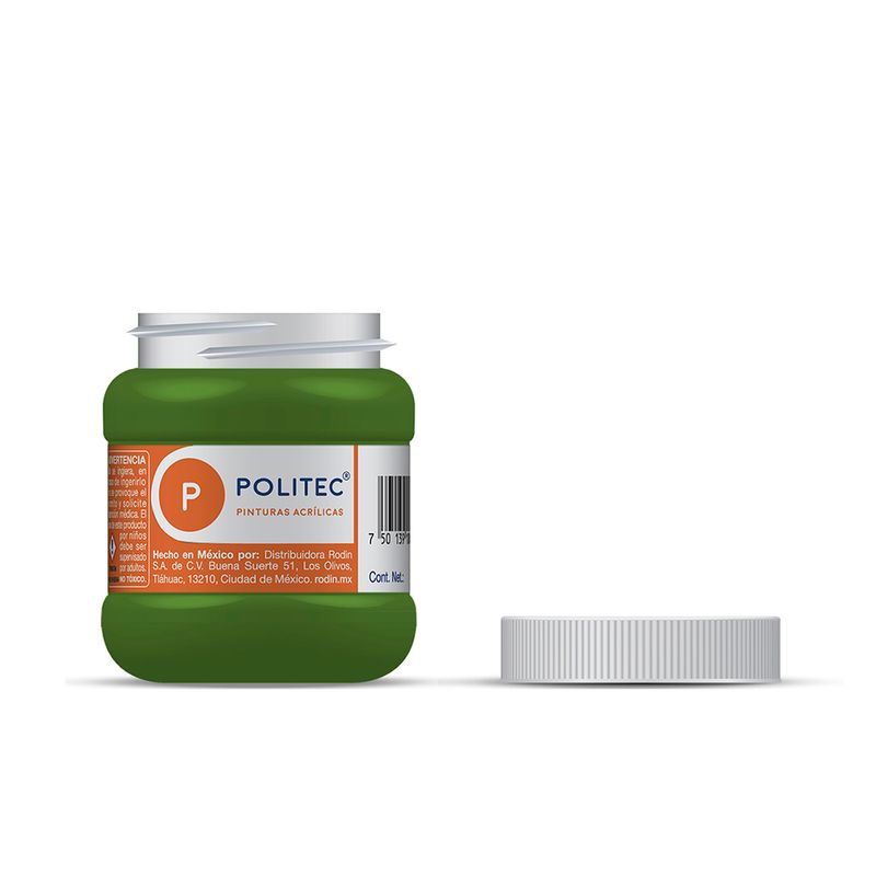 46690 - PINTURA ACRILICA POLITEC 250ML VERDE HOJA