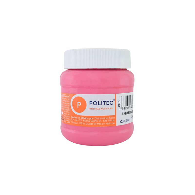 45968 - PINTURA ACRILICA POLITEC 250ML ROSA MEXICANO
