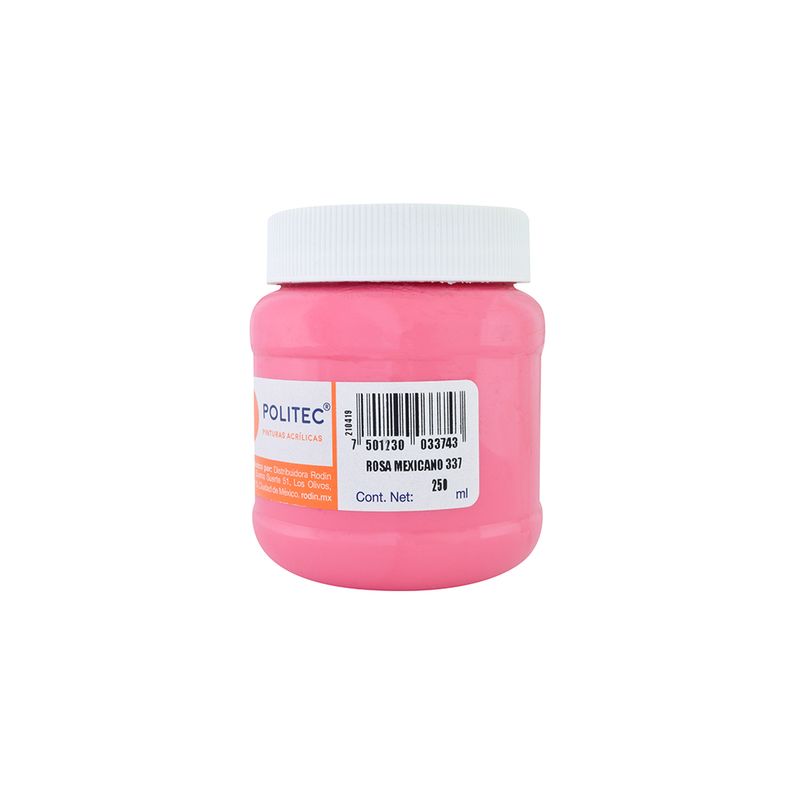 46695 - PINTURA ACRILICA POLITEC 250ML ROSA MEXICANO