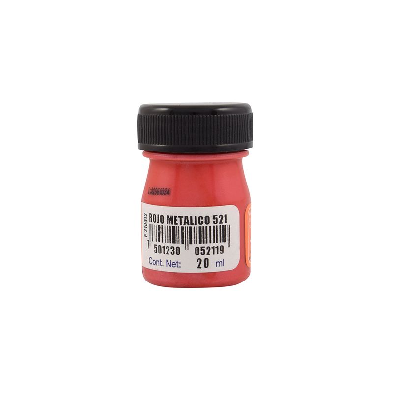 46701 - PINTURA ACRILICA POLITEC 20ML ROJO METALICO