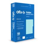 45989 - FOLDER OFICIO AZUL OFIX CON 100PZAS