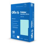 47780 - FOLDER OFICIO AZUL OFIX CON 100PZAS