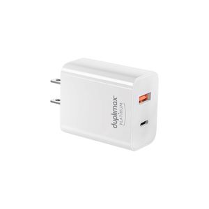 Cargador De Pared 1 Puerto Usb Y 1 Puerto Usb Tipo C, 20W Blanco 310022