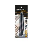 46551 - NAVAJA RETRACTIL GRUESA BLACK USO LIGERO C/GUIA BLT