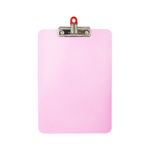 46705 - TABLA ACRILICO CARTA ROSA VIOLETA CON CLIP