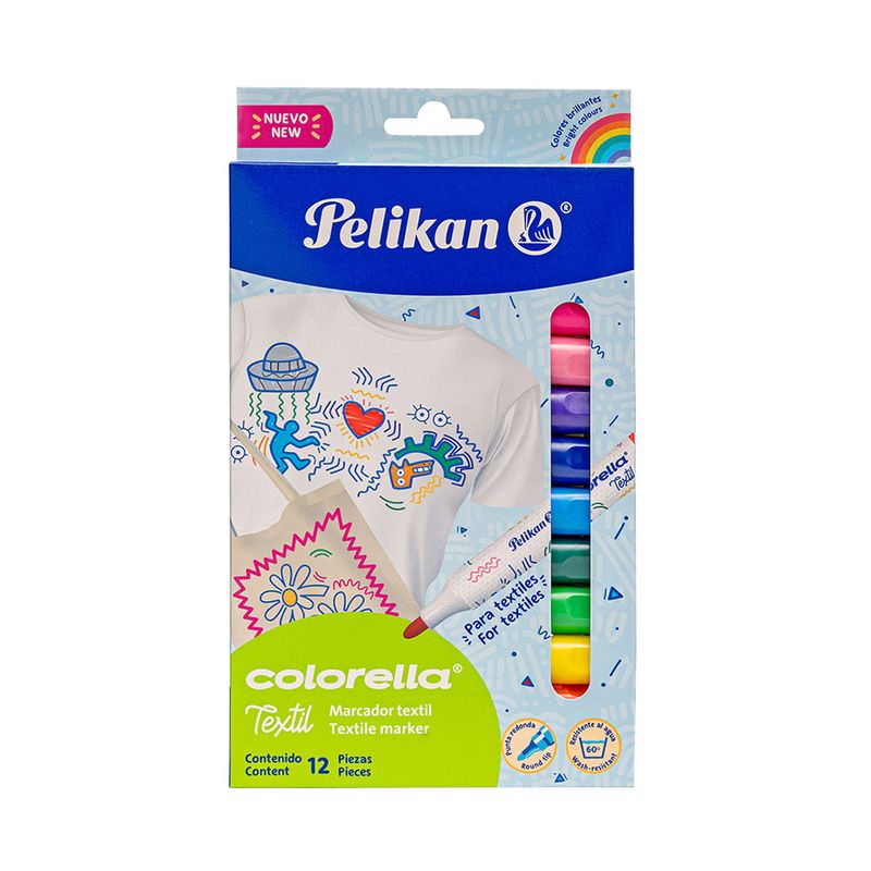 46749 - MARCADOR TEXTIL COLORELLA C/12