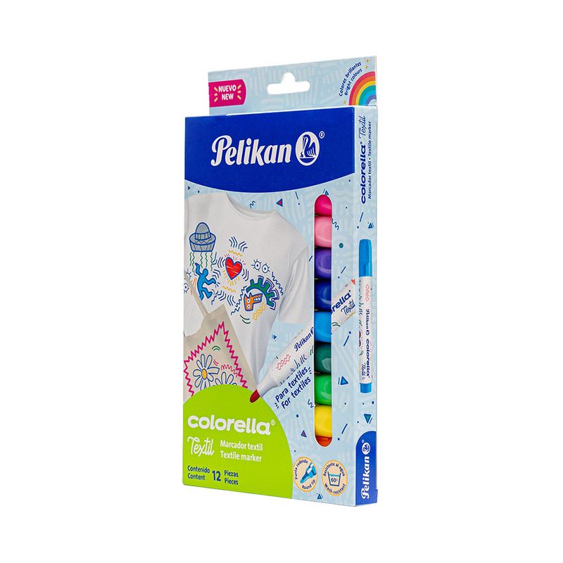 47709 - MARCADOR TEXTIL COLORELLA C/12