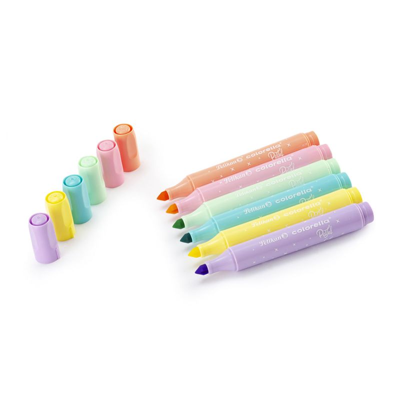 47719 - MARCADOR BASE AGUA JUMBO C/6 COLORELLA PASTEL