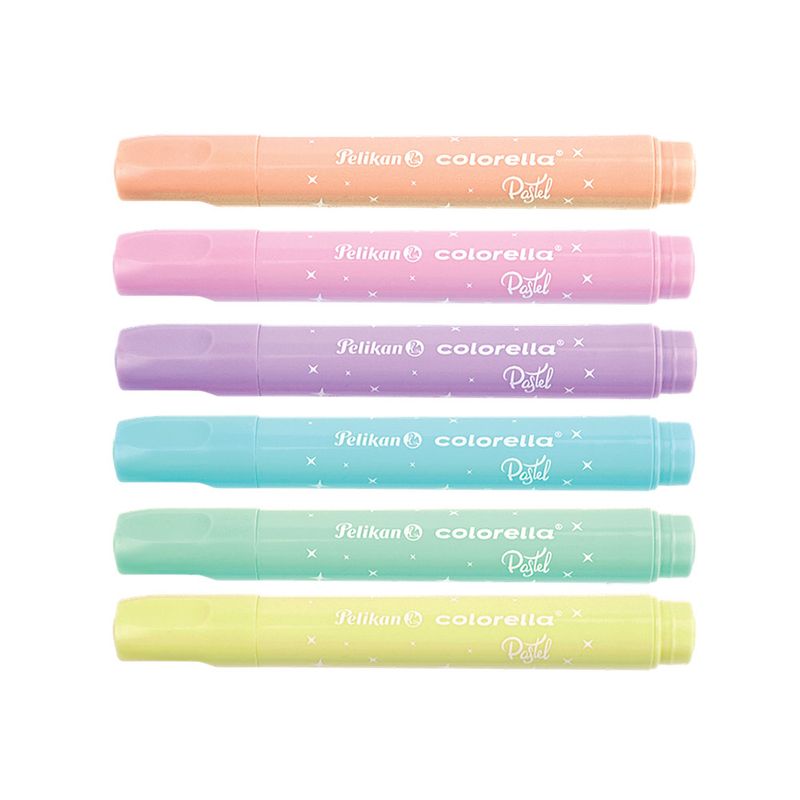 47720 - MARCADOR BASE AGUA JUMBO C/6 COLORELLA PASTEL