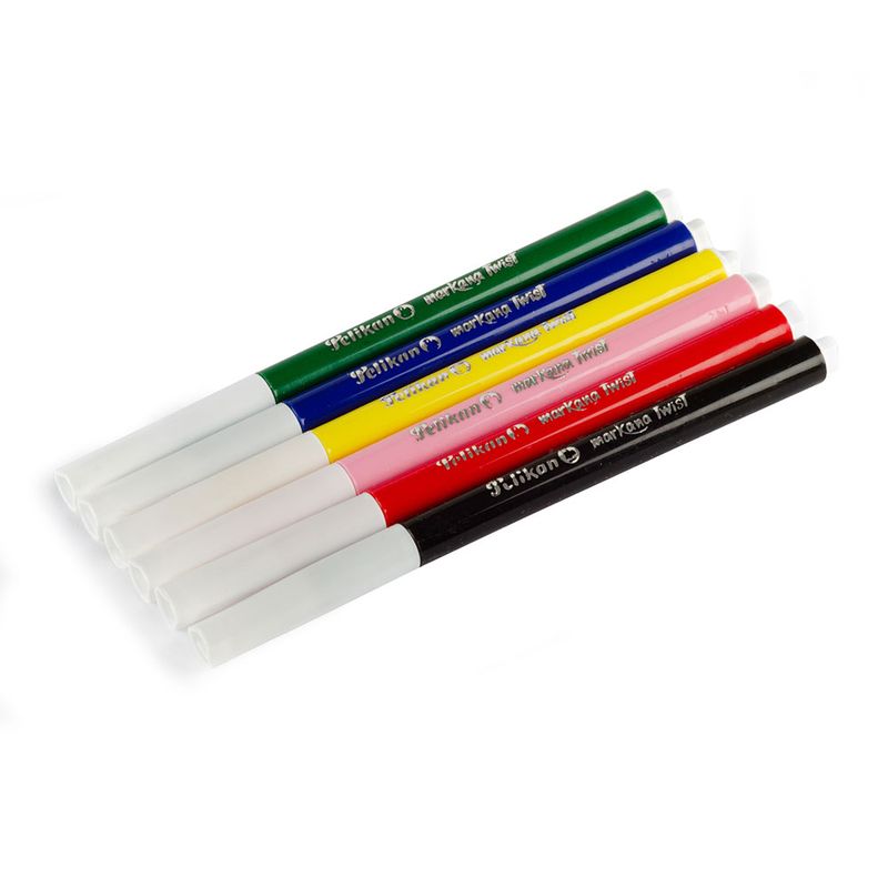47724 - MARCADOR BASE AGUA DELG C/6 MARKANA TWIST BASICOS