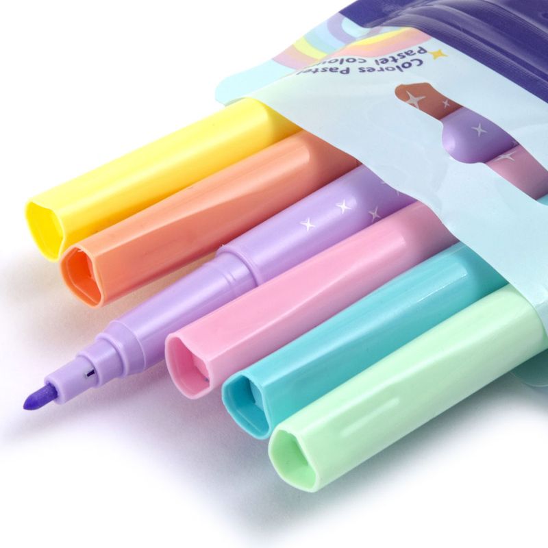 47730 - MARCADOR BASE AGUA DELG C/6 MARKANA TWIST PASTEL