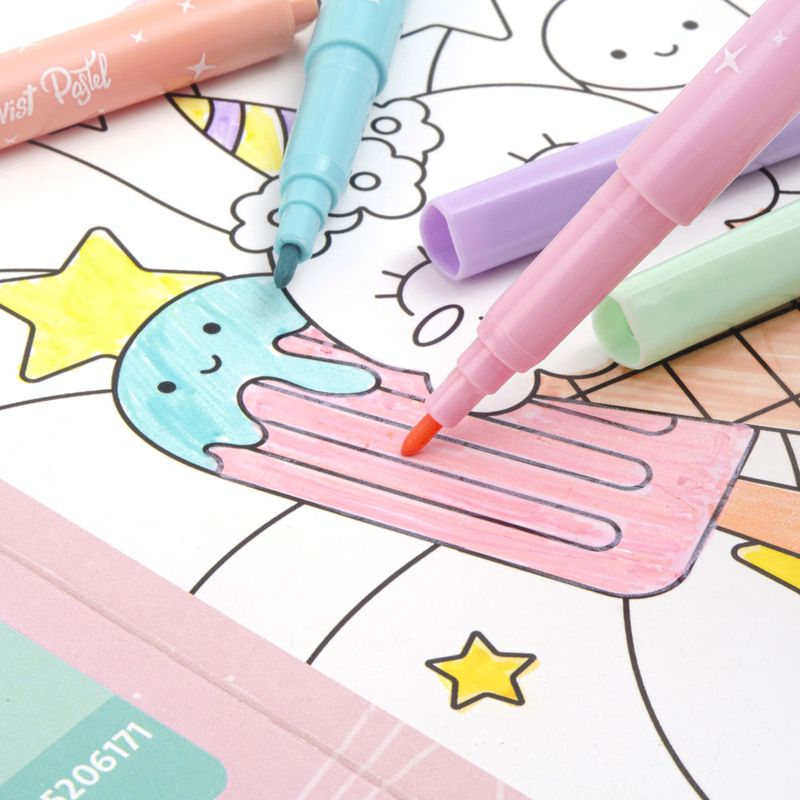 47732 - MARCADOR BASE AGUA DELG C/6 MARKANA TWIST PASTEL