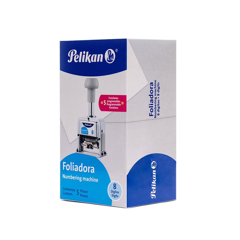 47738 - FOLIADOR METALICO 8 DIGITOS PELIKAN