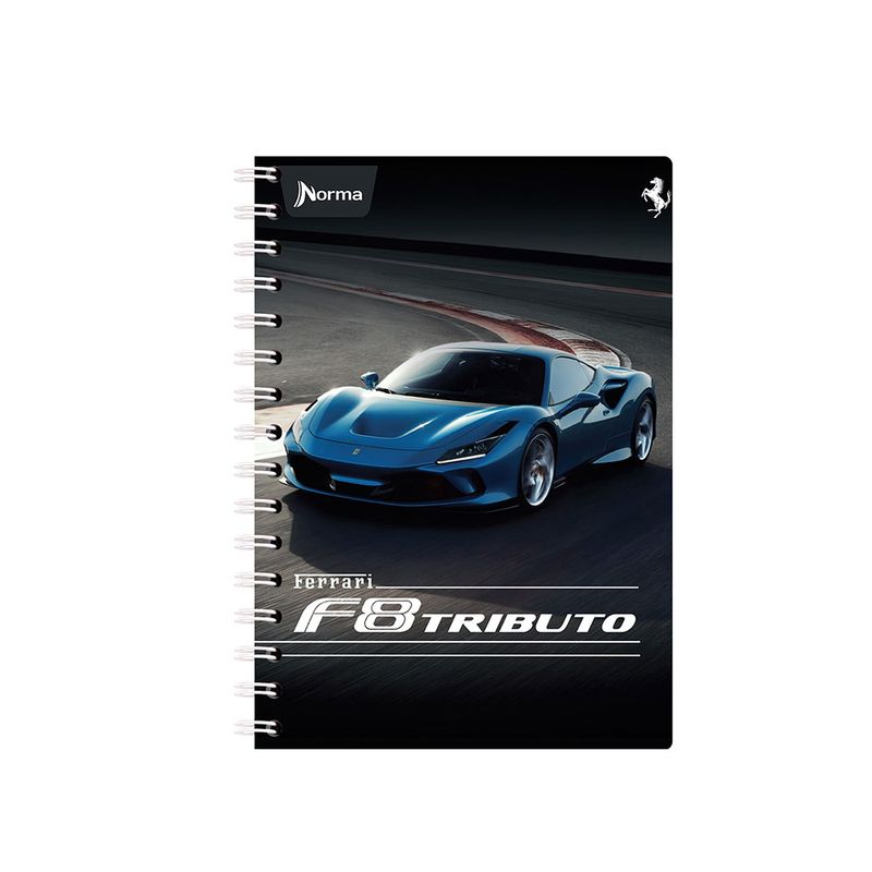 48271 - CUADERNO ESPIRAL FRANCES 100H RAYAS FERRARI