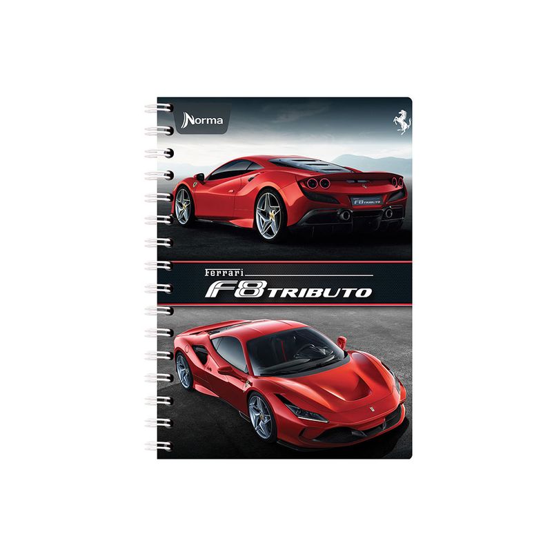 48273 - CUADERNO ESPIRAL FRANCES 100H RAYAS FERRARI