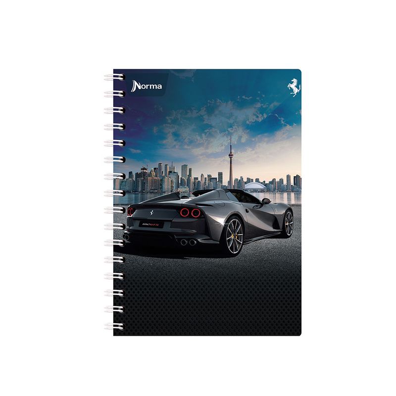 48276 - CUADERNO ESPIRAL FRANCES 100H C-7 FERRARI