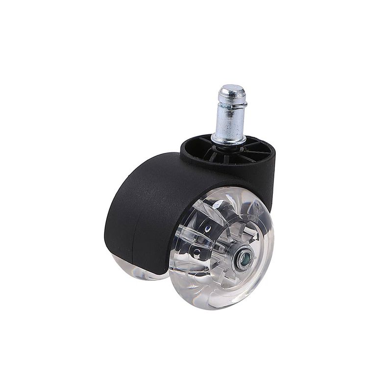 47825 - RUEDAS TRANSPARENTES PARA SILLA DE OFICINA CAJA 5PZ