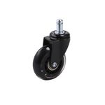 47826 - RUEDAS TRANSPARENTES DE  65MM PARA SILLA CAJA CON 5 PZAS