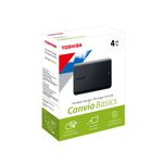 DISCO DURO EXTERNO CANVIO BASICS 25 4TB NEGRO, USB 30
