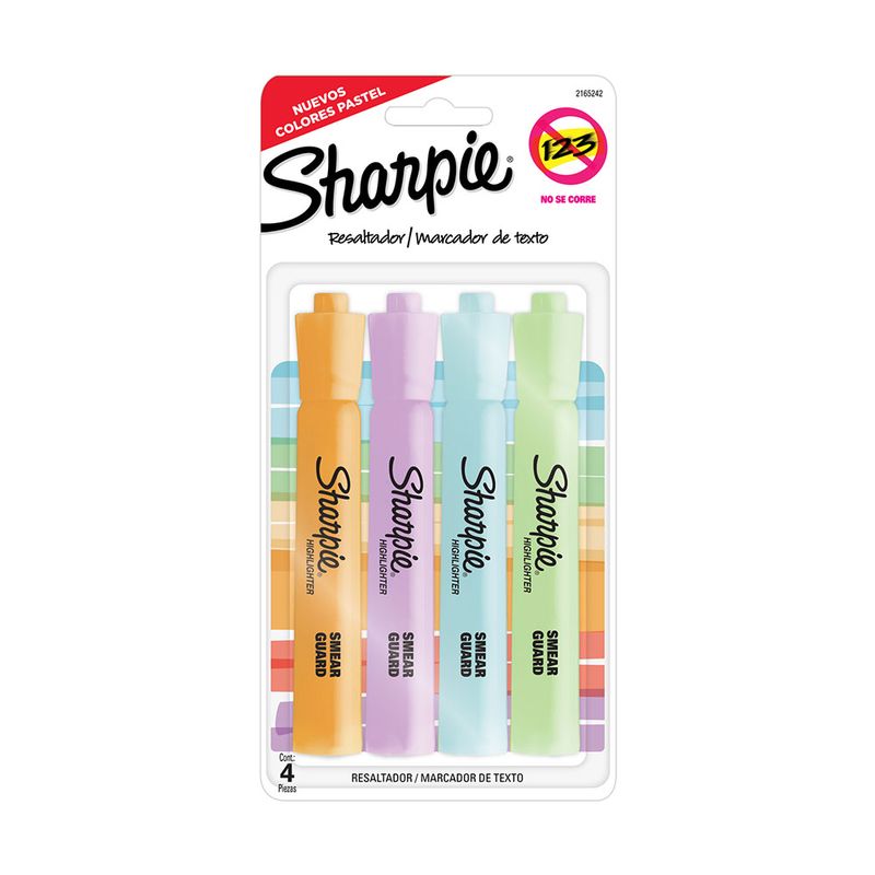 48568 - SHARPIE RESALTADOR TANKT 4CT