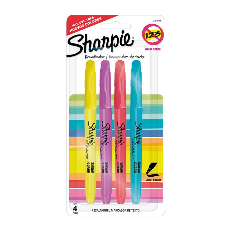 48571 - SHARPIE RESALTADOR POCKET 4CT
