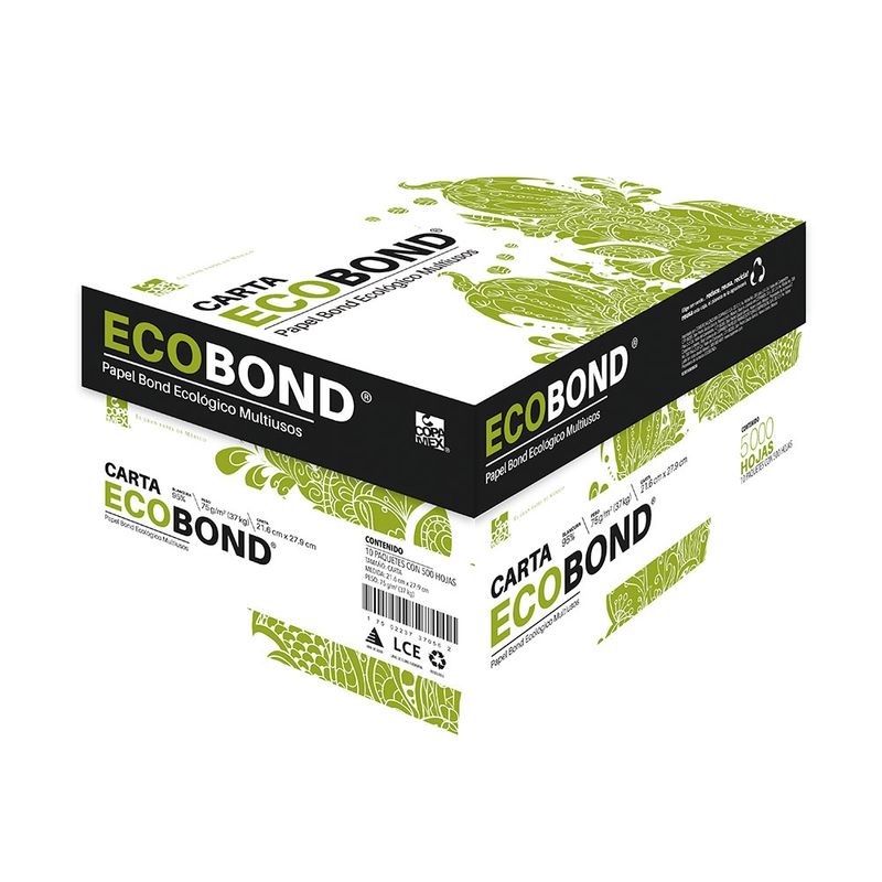 48917 - PAPEL ECOBOND CARTA BLANCO 37K 70G CAJA 10 PAQUETES