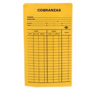 Sobre Bolsa Cobranza Ante 50 Pzas Cobranza 850 A