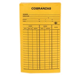 13025 - SOBRE BOLSA ANTE 60K COBRANZA CON 50