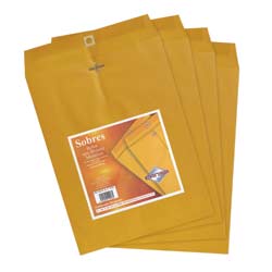 13046 - SOBRE BOLSA ANTE CON BROCHE 88K CARTA CON 50PZAS