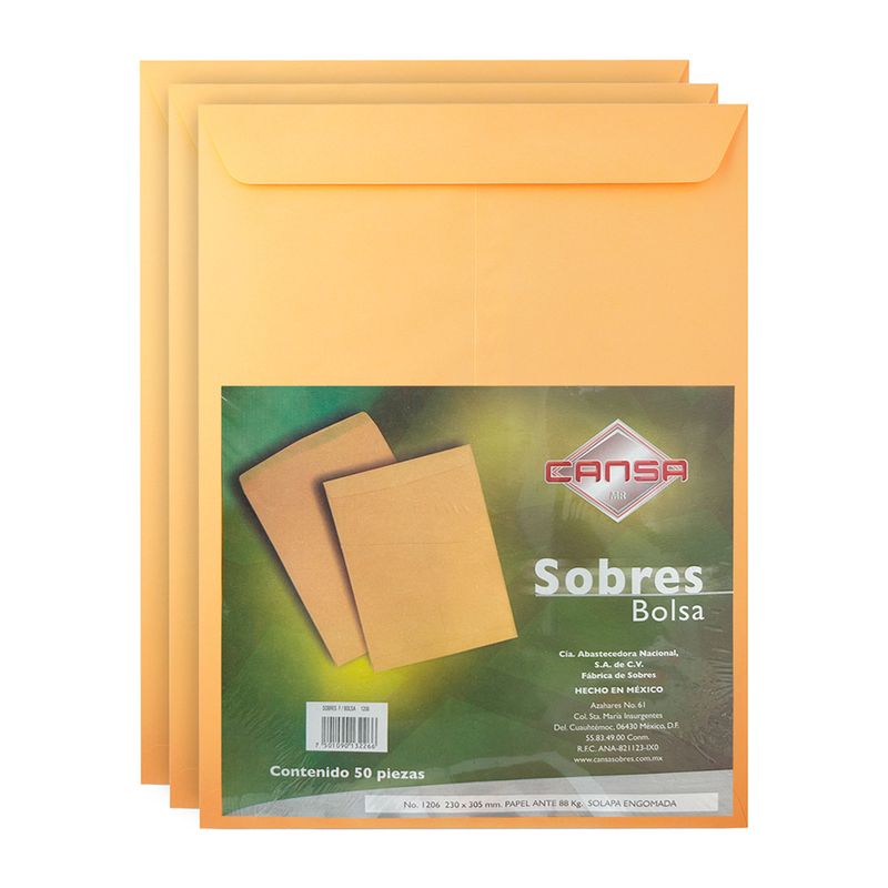 13035 - SOBRE BOLSA ANTE 88K CARTA CON 50