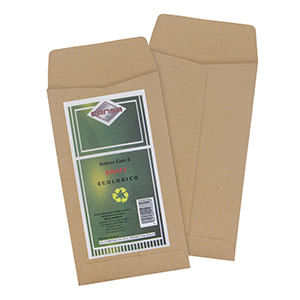 Sobre Bolsa Coin 5 Kraft 50 Pzas Eco-K Coin 5