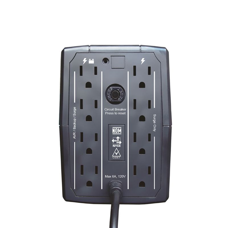 NO BREAK CDP R-UPR1008, 1000VA/500W, 8 CONTACTOS, 300 JULES