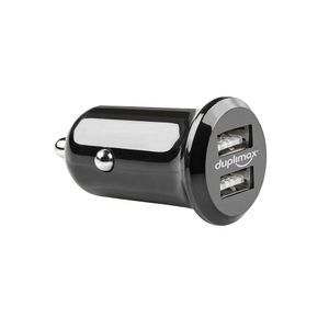 Cargador Para Auto 2 Puertos Usb 2.4 Amper, Negro 325040