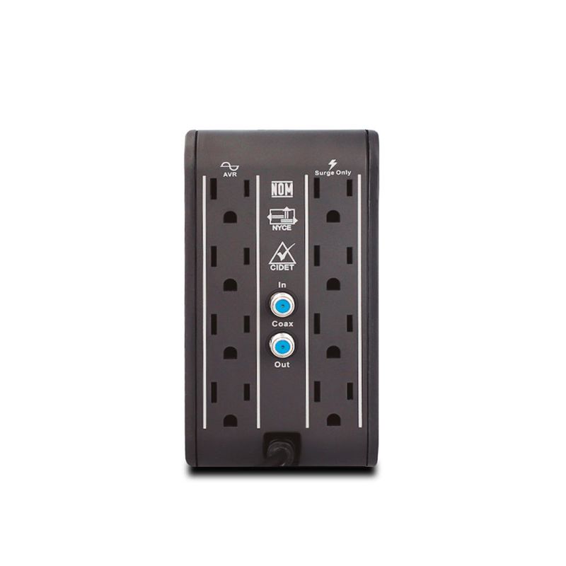 49604 - REGULADOR DCP R2C-AVR1008, 1000VA/500W, 8 CONTACTOS