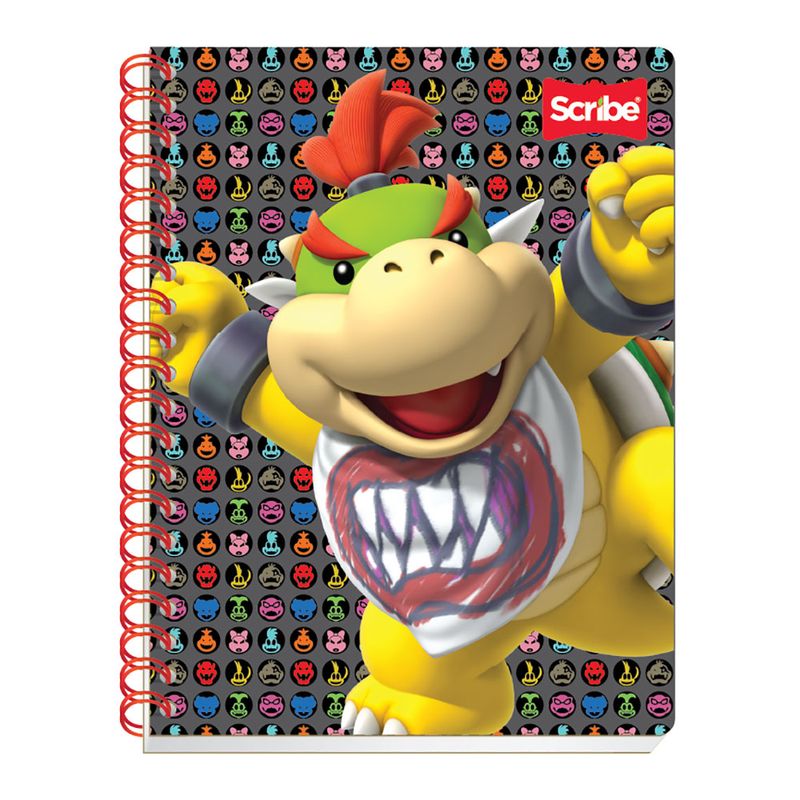CUADERNO PROFESIONAL 100H RAYAS SUPER MARIO