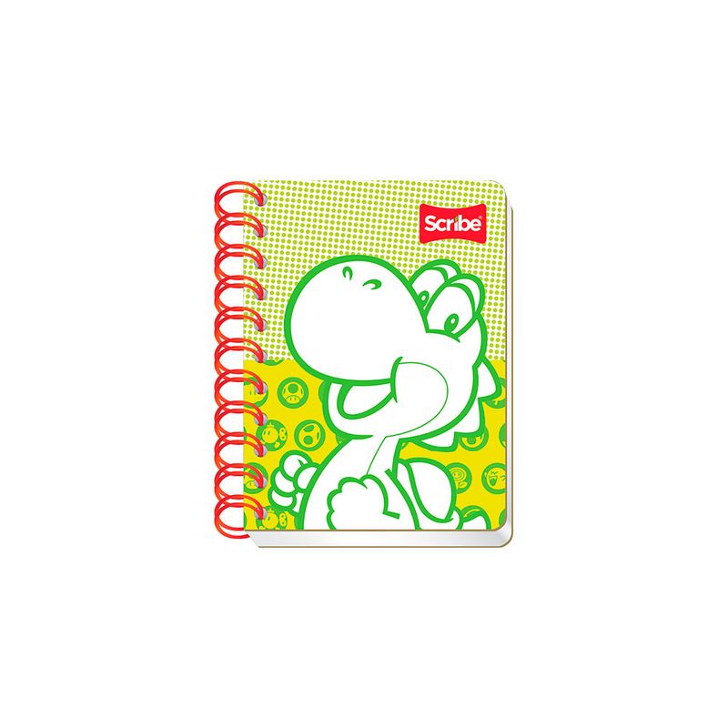 49830 - LIBRETA ESPIRAL POCKET 80H RAYAS SUPER MARIO