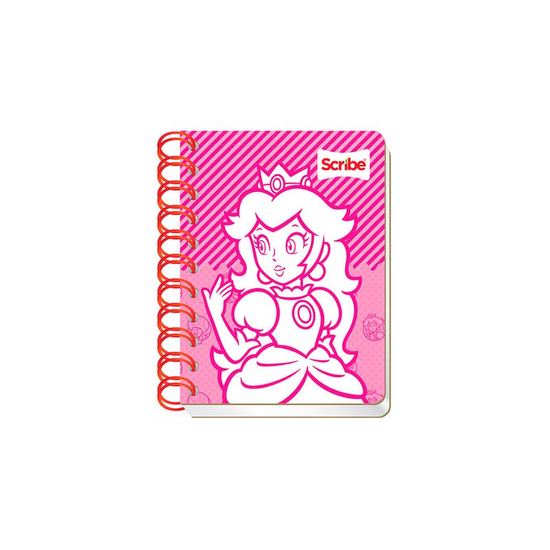 49825 - LIBRETA ESPIRAL POCKET 80H RAYAS SUPER MARIO